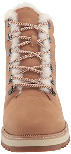 TOMS Womens Mojave Round Toe Lace Up Casual Boots Low Heel 1-2" - Brown2