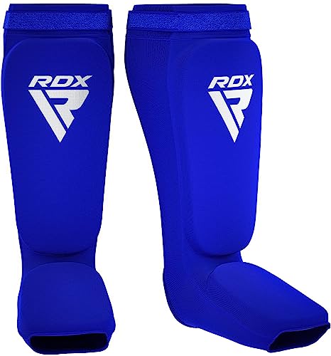 RDX Protège Tibias pour Kickboxing Muay Thai D’entraînement, MMA Jambe