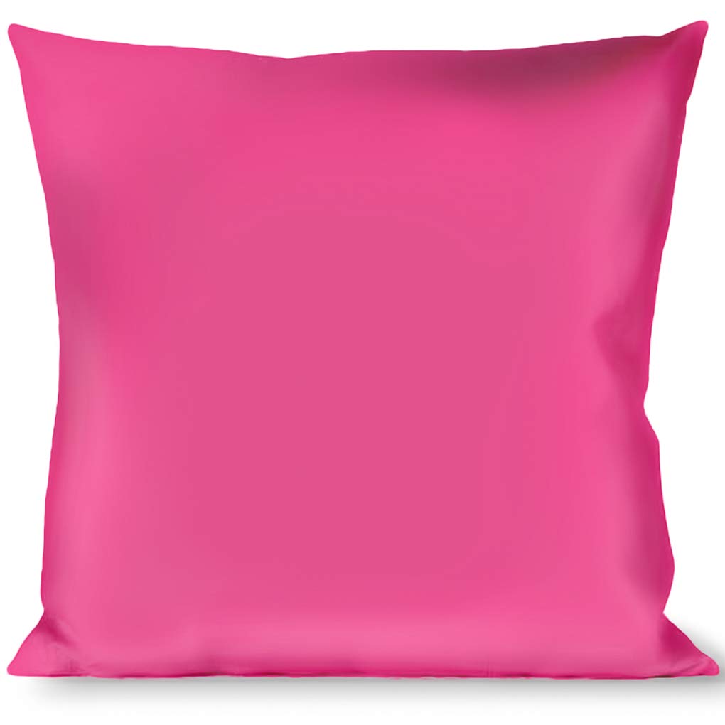 Almohada Buckle Down rosa neón para decorar sofás modernos y zonas de lectura