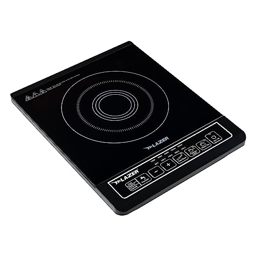 Image of Lazer Topaz Induction Cooktop with Touch Control and Wide Voltage Protection | Manual Display| 1800 Watt ( Black)