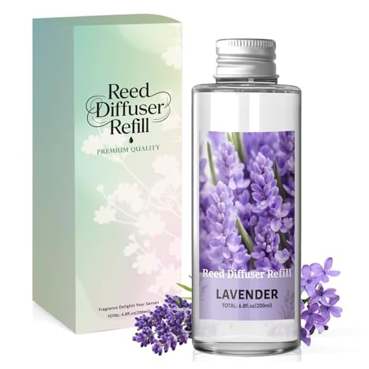 Scent-Hi Ricarica Diffusore Profumata, Ricarica Diffusore Bastoncini - Lavanda 200ml, Diffusore Profumato Ricarica per Camere da Letto, Bagni, Uffici e Arredamento Domestico