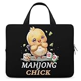 Photo Gallery mahjong chick chinese board game laptop bag sleeve funny tablet custodia protettiva borsa da trasporto valigetta con manico 10 pollici Photo Gallery mahjong chick chinese board game laptop bag sleeve funny tablet custodia protettiva borsa da trasporto valigetta con manico 10 pollici