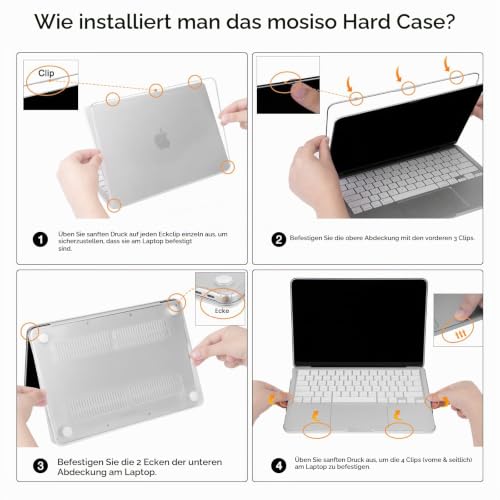 MOSISO Kompatibel mit MacBook Neo 13 Zoll Hülle A3404 mit A18 Pro Chip 2026 – Ansicht 8