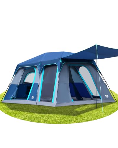 TIMBER RIDGE 10 Person Instant Cabin Tent, Easy 60 Second Setup, 14' X 10'
