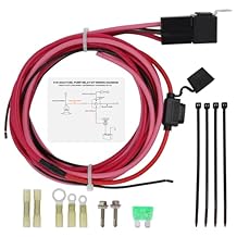 Electric Fuel Pump Relay Kit Universal Fit 12V System 80 AMP Waterproof Fuel Pump Wiring Harness Bypass Heavy Duty Long Wires Relay Kit P/N 30247