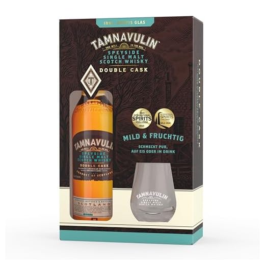 Tamnavulin Speyside Single Malt Whisky in Geschenkverpackung mit Glas (1 x 0.7l)