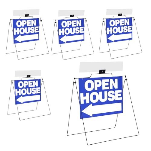 Panneaux pour portes ouvertes de 81,3 x 71,1 cm avec support en métal double face