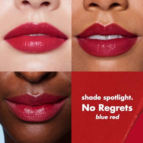 e.l.f. O Face Satin Lipstick, Richly Pigmented, Nourishing & Long-Lasting Creamy Lipstick, Infused With Jojoba, Vegan & Cruelty-Free, No Regrets - image 2
