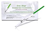 20 Stück One Step Ovulationstest mit optimaler Sensitivität 20 miu/ml - Fruchtbarkeitstest für Frauen - Ovulationstests für Eisprung bei Kinderwunsch - Urinteststreifen schwanger werden