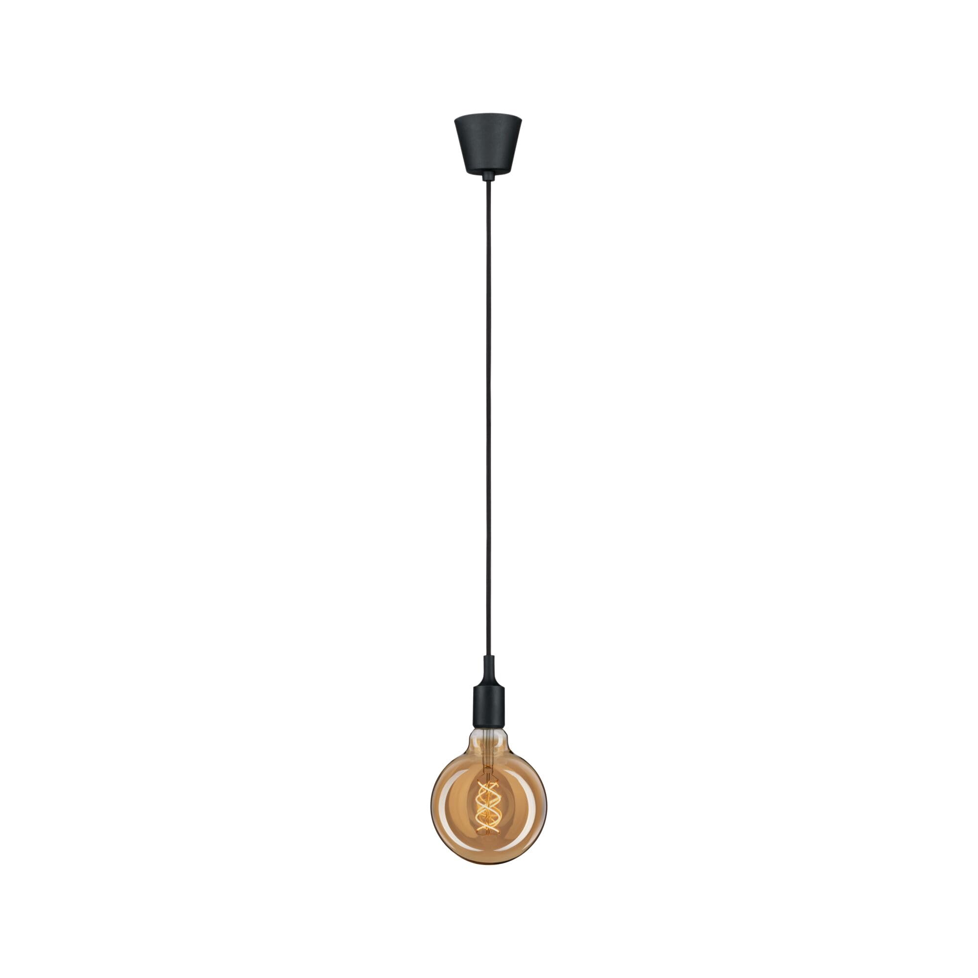 Paulmann 28869 Lampadina LED 1879 Globe 125 filamento bianco caldo 230lm 4 Watt dimmerabile dorato vintage 1800 K E27
