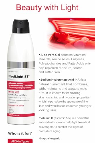 BWL RedLight-ST Micro Mist EVO Pre Therapy Spray 6 oz miniatura 5