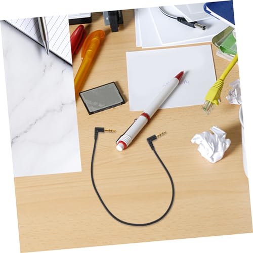 Cable Auxiliar de Audio 3.5mm con Conector en Ángulo de 90° miniatura 4