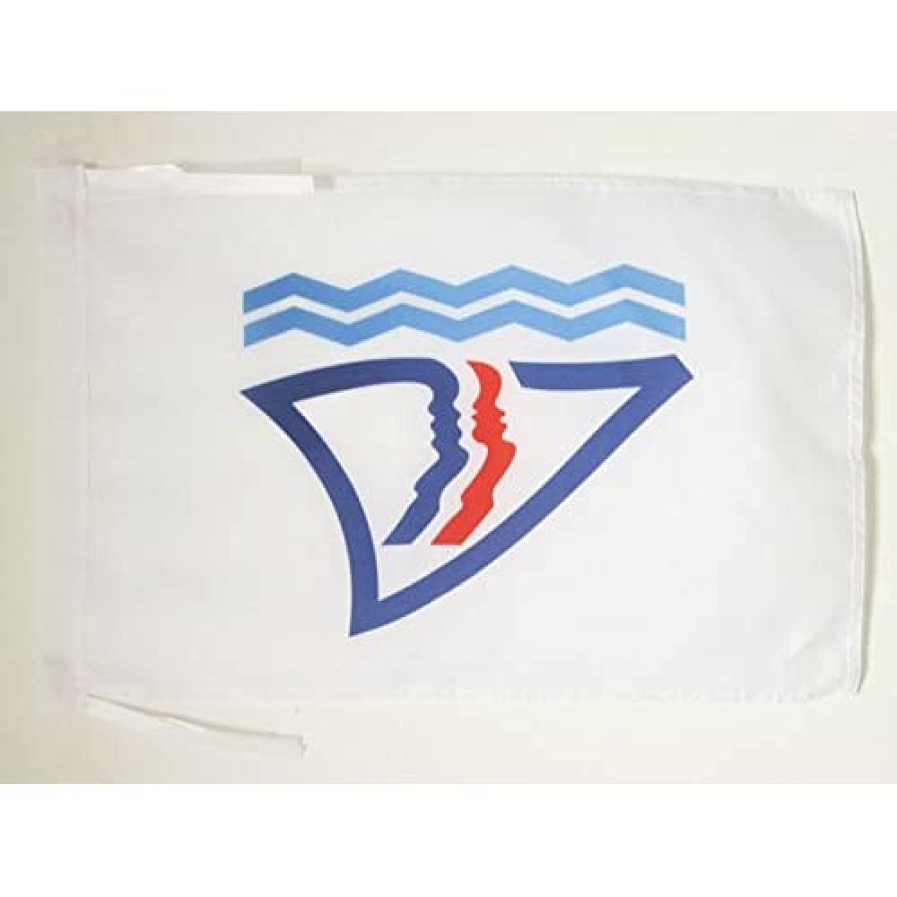 AZ FLAG, South Province of New Caledonia Flag, 18'' x 12'', 100% Polyester New Caledonian Small Banner with Two Cords