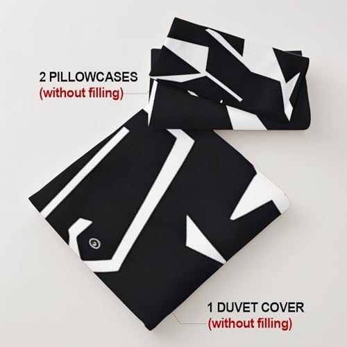 Drap housse antidérapant à poche profonde avec motifs 3D géométriques - 8