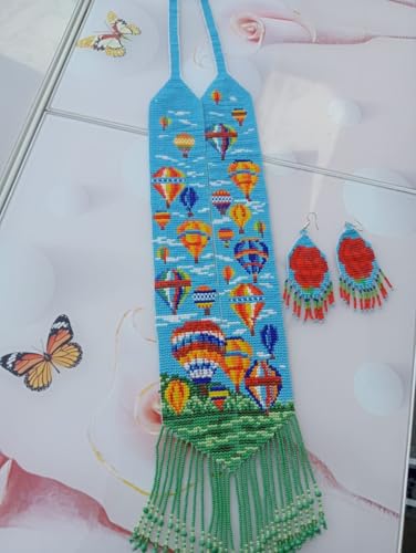 Collar ucraniano Gerdan multicolor de cuentas LKBEADS para eventos y diario 3
