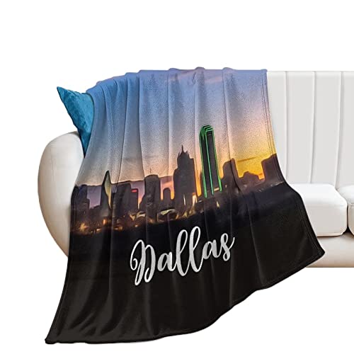 Couverture microfibre de qualité supérieure flanelle Dallas grand format pour lit et canapé - 2