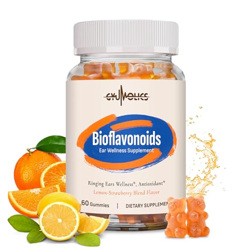 Gyumolics Flavonoid Supplement Gummies 3000mg Bioflavonoid Complex with Hesperidin Quercetin Lemon Bioflavonoids & Vitamin C 60 Gummies