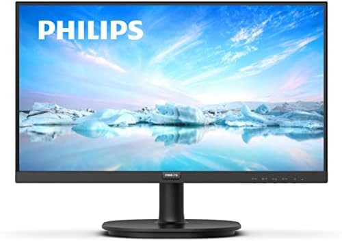 Philips 221V8LN 22" Class Full HD 75Hz Monitor, VESA, 4 Year Advance Replacement Warranty