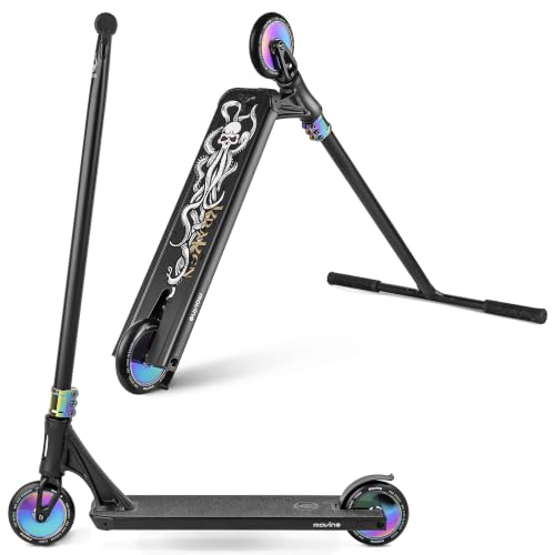 Scooter Movino Kraken Neochrome, Sistema de compresión IHC, rodamientos sellados, Horquilla de Aluminio, Ruedas de núcleo Completo de 120 mm, una Plataforma de Carretera