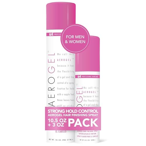 Aerogel HairSpray laque fixation forte spray texturisant anti humidité