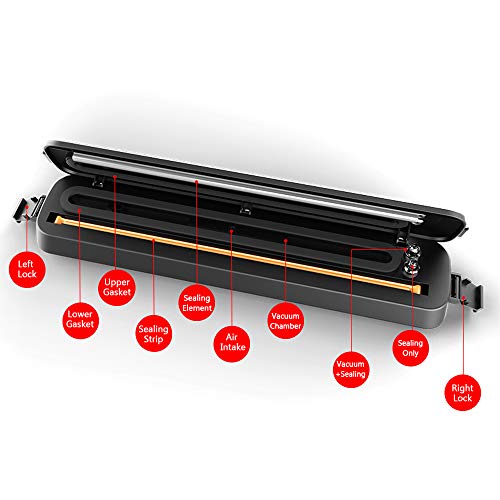 Decdeal Selagem automática do ar do vácuo do vácuo da máquina do aferidor do agregado familiar para