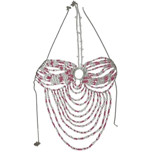 Glixoft abc111695 Perlen Körperkette für Frauen