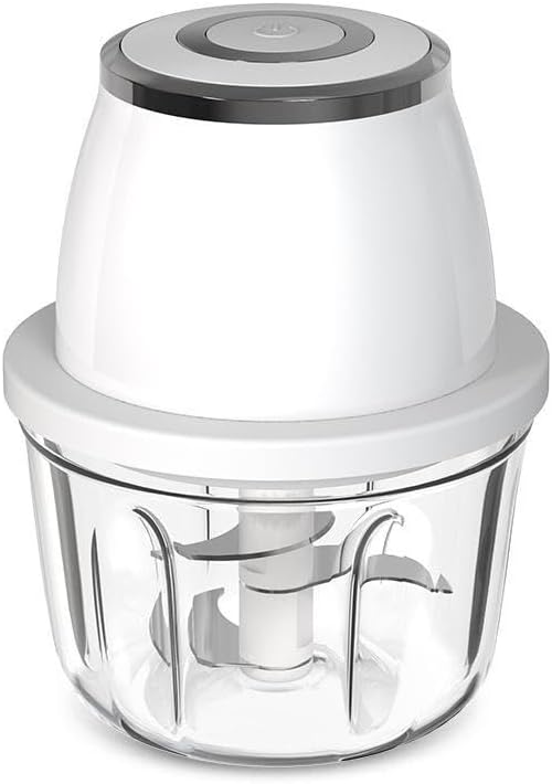 Portable Electric Food Chopper, USB Rechargeable Wireless Handheld Garlic Slicer, Food Processor For Vegetables & Meat