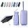 FESDMOH Mini Parapluie, Parapluie Pliant, Ombrelle Anti Uv, Mini Parapluie de Poche, Voyage, Poche Solide, avec Boîte de Rangement (Violet)