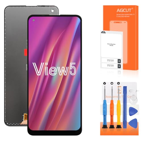 AGCUT Écran LCD pour Wiko View 5/View 5 Plus Écran de Rechange pour Wiko View 5 LCD Affichage Ecran Replacement Digitizer Tactile Panneau Assemblée avec Réparation...