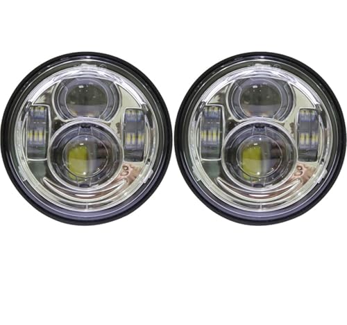 Phare LED pour moto FXDF Fat Bob optique 4.65 pouces pour rouler de nuit en sécurité