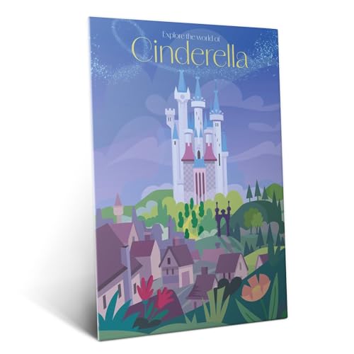 Displate Metal Poster Disney Princess - Travel Cinderella Castle Dreams