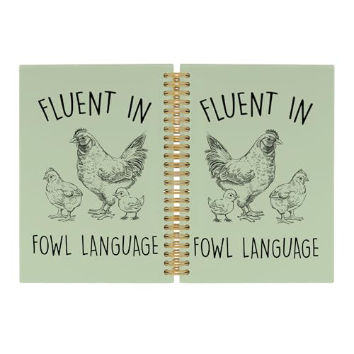 Carnet à couverture rigide motif agricole pour noter et dessiner