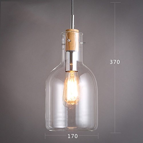 Lampe d'intérieur en verre solution éclairage doux de chambre à coucher