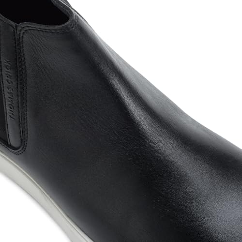 Image of Thomas Crick Men's Genuine Leather Chelsea Boots - Slip-On Dress with Elastic Gusset Ortho Footbed & Lightweight Anti-Slip Sole for Casual or Formal Wear