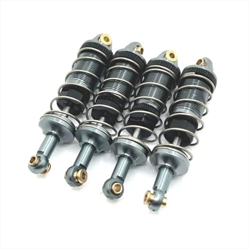 Amortisseurs suspension RC en métal gris pour voiture MJX 1/14 14301 et 14302