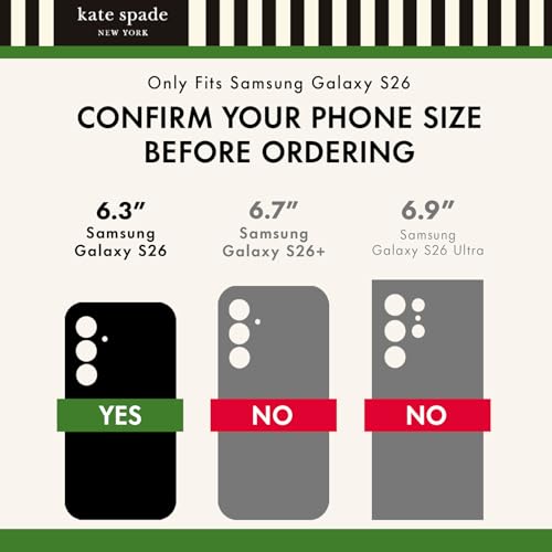 kate spade new york Samsung Galaxy S26 Case - [Magnetic and Wireless Charging] - Designer Phone Case - Flowerbed Blue Gems by kate spade new york - Used condition - Image 2