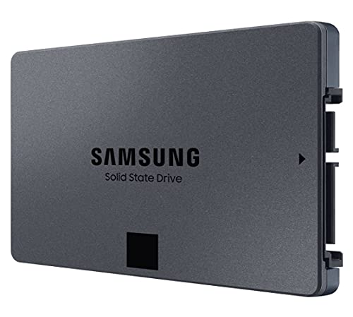 Samsung 870 QVO 4TB SATA 2.5インチ 内蔵ソリッドステートドライブ (SSD) (MZ-77Q4T0BW)。