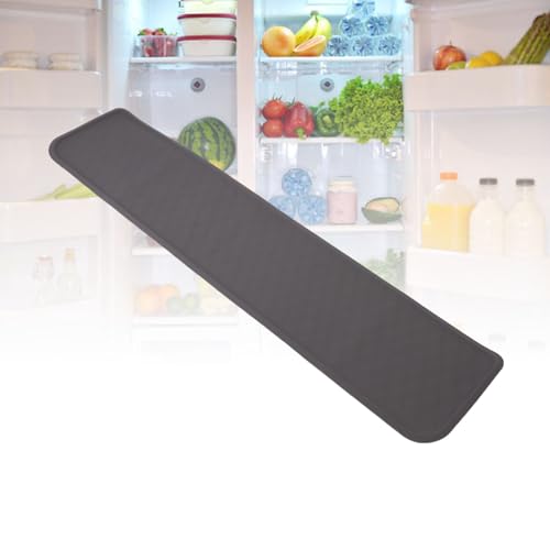 Alfombrilla para derrames de refrigerador con borde elevado de silicona impermeable 3