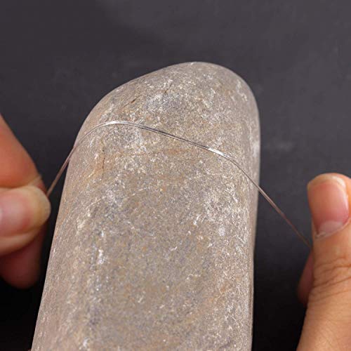 0.8/1.0/1.2/1.5mm Elastic String for Bracelets - Elastic Cord Stretchy Bead String - Stretch Cord for Bracelets, Beading and DIY Jewelry Making (1mm/100M)