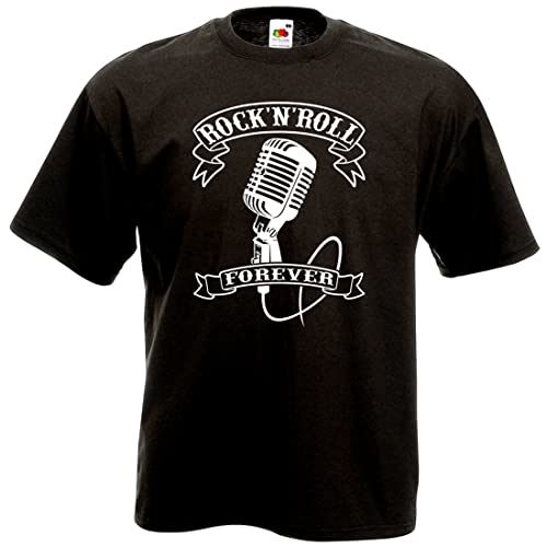 T-Shirt Rock'n'Roll Forever nostalgique, ravivez la flamme des légendes du rock old school