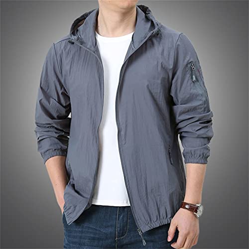 Veste outdoor homme WQHPLMD idéale pour la randonnée d'été et le sport