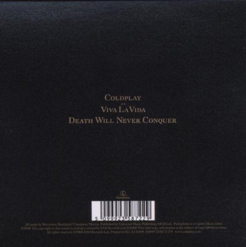 Vista 2 de Viva La Vida single de 2 pistas