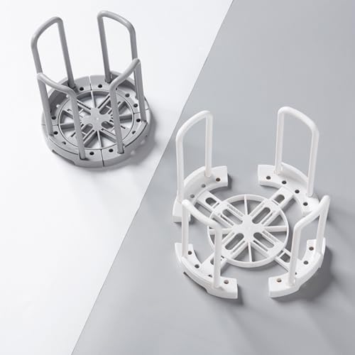 Égouttoir à vaisselle rétractable gris pour tasses et cuisine compacte