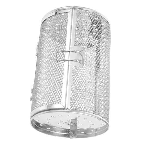 Warmhm Panier à Grillades pour Barbecue Panier à Tambour pour Grillades Support Pivotant pour Four De Cuisine pour Viande Et Poissons