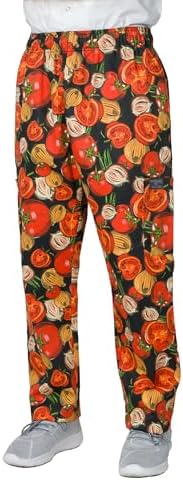 Chef Code Modern Fit Unisex Cargo Chef Pants, Elastic Waist CC220