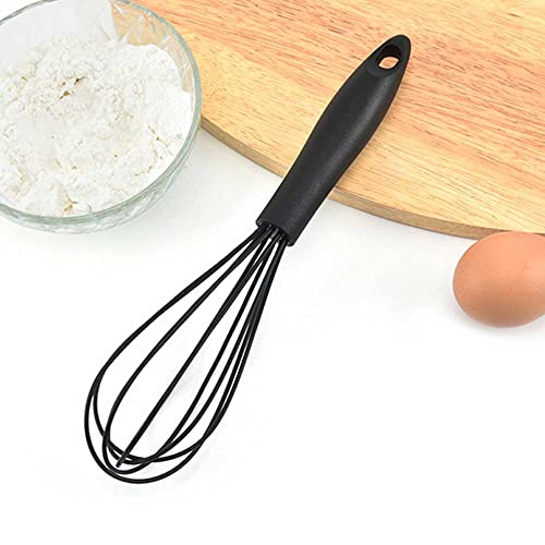 2Pcs Silicone Whisk Heat Resistant Silicon Whisk Kitchen For Non-Stick Cookware For Blending Whisking Beating Frothing & Stirring Can Be Suspended Saving Space #TOP4
