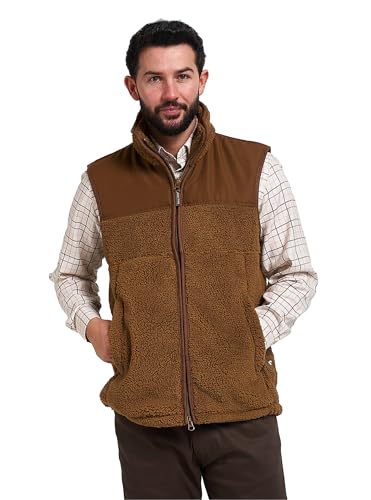 Image of JACK PYKE Sherpa Fleece Gilet Camel M