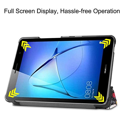 Lobwerk Case for Huawei MatePad T8 8.0 Inch Smart Cover Case with Stand Function and Auto Sleep/Wake Function - Image 4