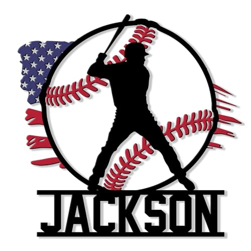 Custom Baseball Metal Sign