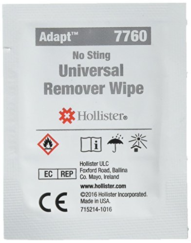 Hollister Adhesive & Barrier Remover Wipes, 50 (7760) Category: Ostomy Supplies #TOP19